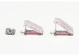 Qantas Passenger stairs + tractor (Herpa Wings 1:200)