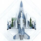 United Arab Emirates Air Force F-16F Fighting Falcon (WLTK 1:72)