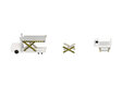  Container Loader, white (2 pcs.) (Herpa Wings 1:500)