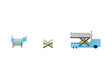 KLM (Schiphol Airport) - Container Loader (2 pcs.) (Herpa Wings 1:500)