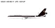 United Parcel Service (UPS) - McDonnell Douglas MD-11F (Panda Models 1:400)