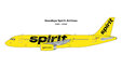Spirit Airlines - Airbus A320-200 (GeminiJets 1:400)