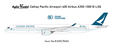 Cathay Pacific Airways - Airbus A350-1000 (Kylin Model 1:400)