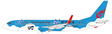 Kunming Airlines - Boeing 737-800 (JC Wings 1:400)