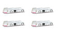 Scenix - Airport Tractor Set (Herpa Wings 1:400)