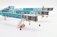  Airport Passenger Bridge A380 (Blue) (JC Wings 1:200)