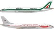 Alitalia (CSA - Ceskoslovenske Aerolinie) - Tupolev Tu-104A (Retro Models 1:400)