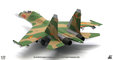 Vietnam Air Force Sukhoi SU-30 MK2V Flanker-G (JC Wings 1:72)