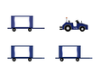 American Airlines - Cargo Cart Set (Fantasy Wings 1:200)