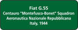 Italy Air Force Fiat G55 Cantauro (Oxford Aviation 1:72)