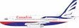 Canadian Airlines - Boeing 737-2T7/Adv (B Models 1:200)