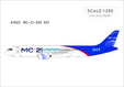 Yakovlev / UAC - Yakovlev MC-21-300 (ODEWM 1:200)